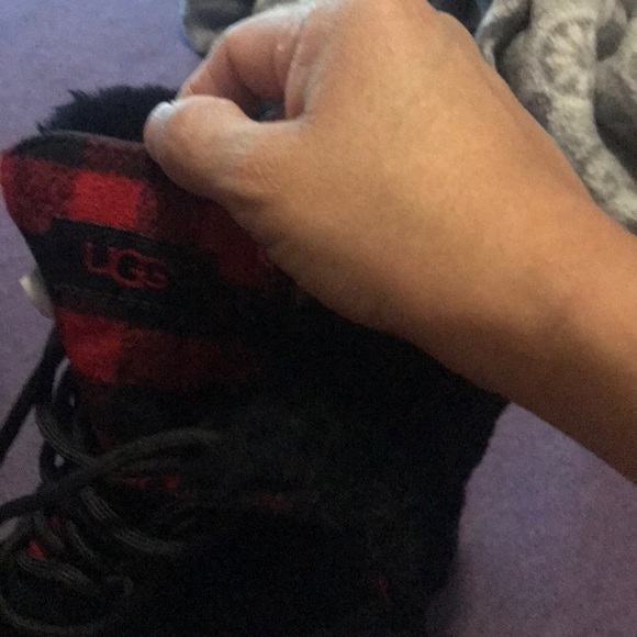 UGG Classic Plaid Boot Size 3 - Picture 4 of 8